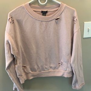 New cropped sweater. Size L.